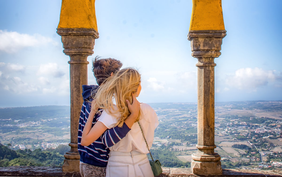 Pena Palace terrace viewpoint