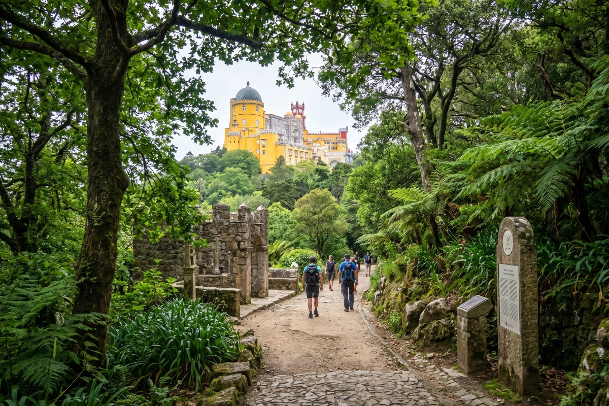 Pena Palace Trails: Hiking Through History and Nature